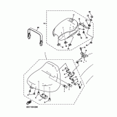 Схема вузла: Сиденье Yamaha XVS400 Drag Star Classic