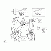 Схема вузла: Електроустаткування 1 Yamaha FZX750