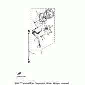Схема узла: Панель приборов Yamaha XV250 V-Star