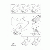 Схема вузла: Крило Yamaha TTR50 TT-R50