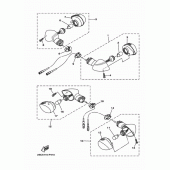 Схема вузла: Поворотники Yamaha FJ09 FJ-09