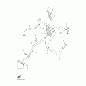 Схема узла: Система индукции воздуха Yamaha WR450F