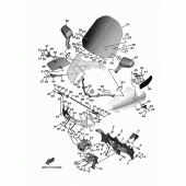 Схема вузла: Cowling 3 Yamaha XV1900 Star Venture
