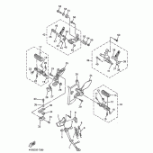 Схема вузла: Support repose pied Yamaha YZF1000R Thunderace