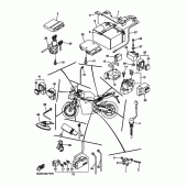 Схема узла: Электрооборудование 2 Yamaha FZ1 FZ1 FAZER (S-TYPE)