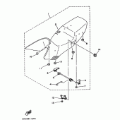 Схема вузла: Сидіння Yamaha TDM850