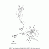 Схема вузла: Пульт управління рульовий та Важіль Yamaha XV1700 Road Star S