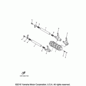 Схема вузла: Вал перемикання Yamaha YZF-R3