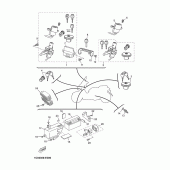Схема вузла: Електроустаткування 1 Yamaha YP250 X-MAX