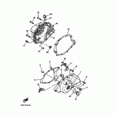 Схема узла: Крышки картера 1 Yamaha TW200