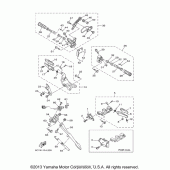Схема узла: Подножки и Подставка Yamaha XV1900 Raider S