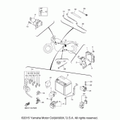 Схема вузла: Електроустаткування (2) Yamaha XVS950 Bolt C-Spec