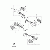 Схема узла: Поворотники Yamaha BT1100 Bulldog