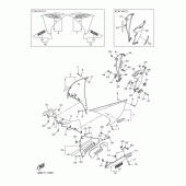 Схема вузла: Облицювальні елементи Yamaha YZF-R1 R1