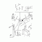 Схема узла: Электрооборудование 2 Yamaha XJR1300