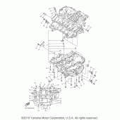 Схема вузла: Картер двигуна Yamaha YZF-R1 R1S Limited Edition