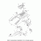Схема узла: Крыло Yamaha TW200