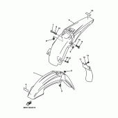 Схема узла: Крыло Yamaha WR250 WR250Z