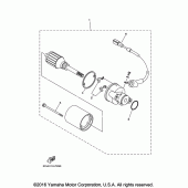 Схема узла: Стартер электрический Yamaha TTR50 TT-R50