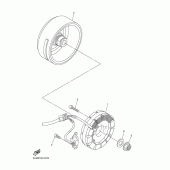 Схема вузла: Генератор Yamaha WR250 WR250F