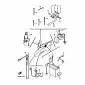 Схема вузла: Електрообладнання 2 Yamaha XJR1200
