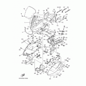 Схема узла: Облицовочные элементы 1 Yamaha TDM900