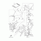 Схема вузла: Сидіння Yamaha MTN320 MT-03