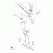 Схема вузла: Передній гальмівний циліндр Yamaha FZ8 FZ8 FAZER