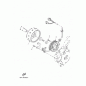 Схема узла: Генератор Yamaha YBR250