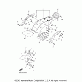 Схема вузла: Крило Yamaha XVS650 V-Star Midnight Custom
