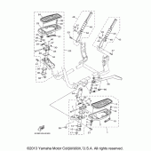 Схема вузла: Підножки і Підставка Yamaha XV1700 Road Star S
