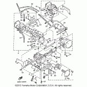 Схема вузла: Карбюратор (Calinia) Yamaha XVZ1300 Venture Royale