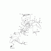 Схема узла: Крыло Yamaha XVS1300 Midnight Star