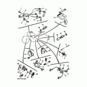 Схема узла: Электрооборудование 1 Yamaha XV1700 Road Star Warrior