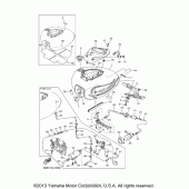 Схема узла: Топливный бак Yamaha XVS1100 V-Star Custom