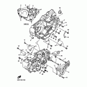 Схема узла: Картер двигателя Yamaha YZ450F YZ450F
