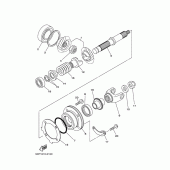 Схема вузла: Проміжна передача Yamaha XVS400 Drag Star Classic