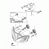 Схема вузла: Фара Yamaha FZ8 FZ8 FAZER (ABS)