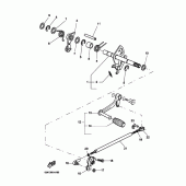 Схема узла: Вал переключения Yamaha BT1100 Bulldog