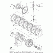 Схема узла: Сцепление Yamaha FZ1 FZ1