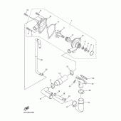 Схема вузла: Водяний насос Yamaha YZF-R6/YZF600 R6