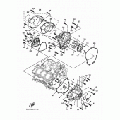 Схема вузла: Кришки картера 1 Yamaha XSR900/MTM850 XSR900