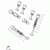 Схема узла: Клапан Yamaha VMX12 V-MAX