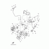 Схема узла: Впускная система Yamaha XV1700 Road Star Midnight