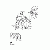 Схема вузла: Крило Yamaha XVZ1300 Royal Star