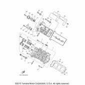 Схема вузла: Головка циліндра Yamaha FJ09 FJ-09