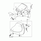 Схема узла: Сиденье Yamaha XVS1100 Drag Star Classic