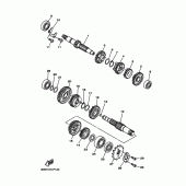 Схема узла: Трансмиссия Yamaha YBR125