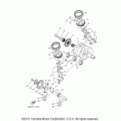 Схема узла: Коленчатый вал и Поршень Yamaha YZF-R3