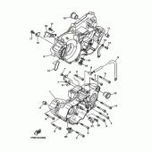 Схема узла: Картер двигателя Yamaha YZ250 YZ250